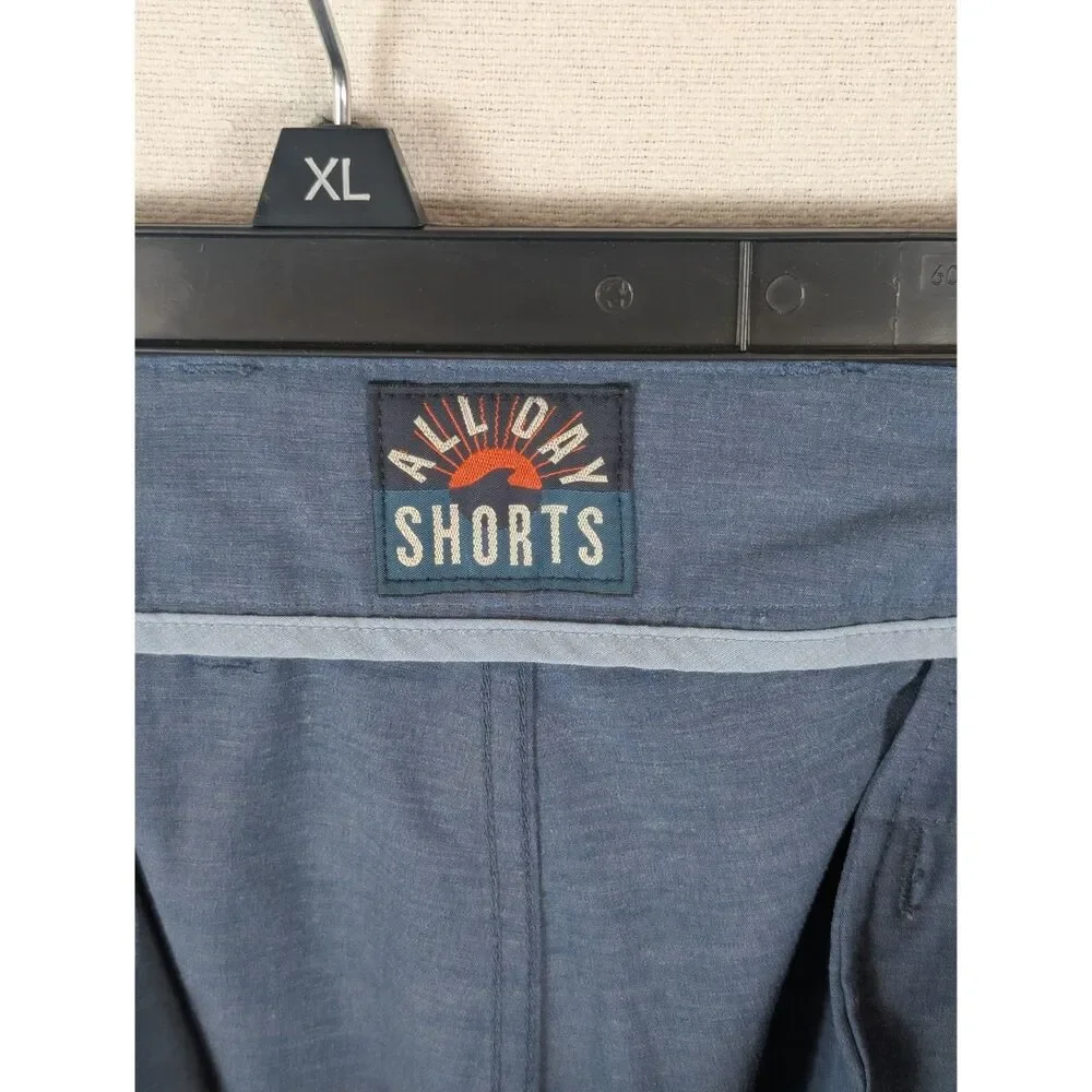 Faherty All Day Shorts Blue Men's Size 42